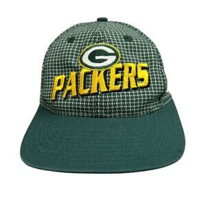 90s Vintage Packers Snapback NFL Pro Line Logo Athletic Cap Green Bay